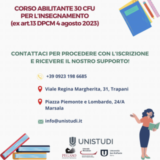 Abilitazione scuola secondaria 30 CFU - per abilitati - 4