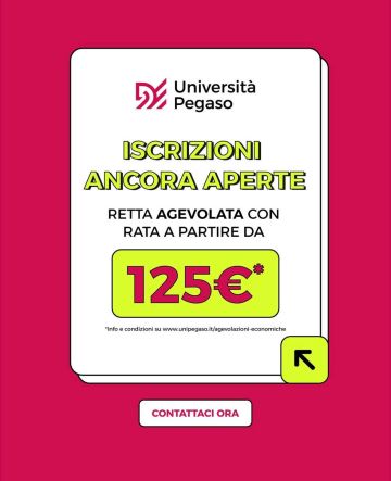 Le iscrizioni a UniPegaso sono ancora aperte a partire da 125&euro;!